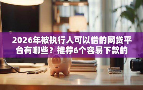 2026年被执行人可以借的网贷平台有哪些？推荐6个容易下款的平台