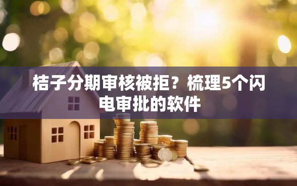 桔子分期审核被拒？梳理5个闪电审批的软件