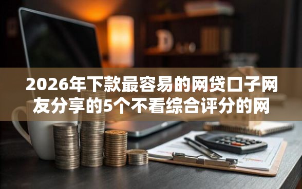 2026年下款最容易的网贷口子网友分享的5个不看综合评分的网贷我觉得不错！