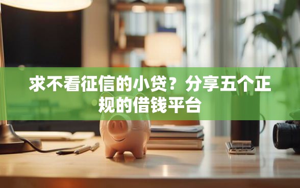 求不看征信的小贷？分享五个正规的借钱平台