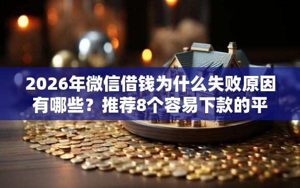 2026年微信借钱为什么失败原因有哪些？推荐8个容易下款的平台