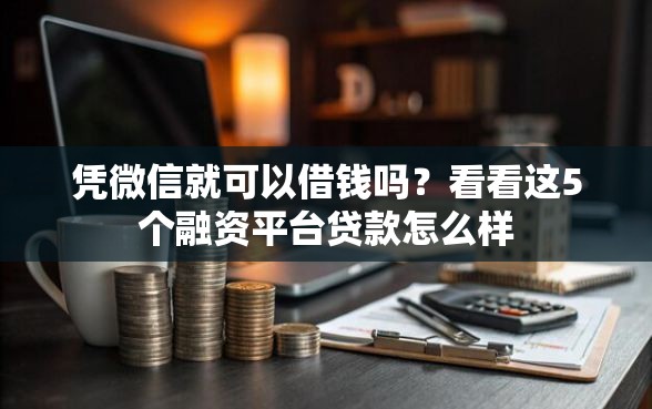 凭微信就可以借钱吗？看看这5个融资平台贷款怎么样