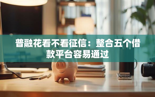 普融花看不看征信：整合五个借款平台容易通过