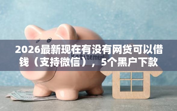 2026最新现在有没有网贷可以借钱（支持微信），5个黑户下款口子无私分享