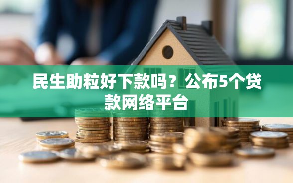 民生助粒好下款吗？公布5个贷款网络平台