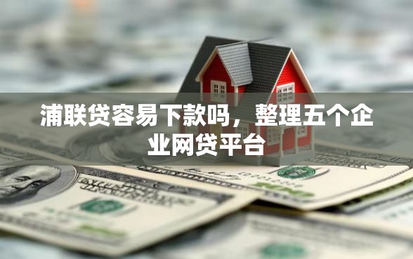 浦联贷容易下款吗，整理五个企业网贷平台
