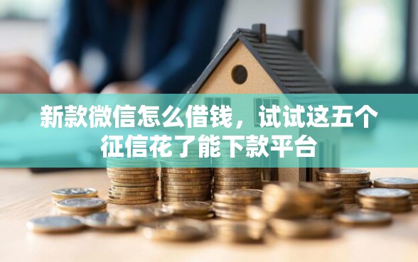 新款微信怎么借钱，试试这五个征信花了能下款平台