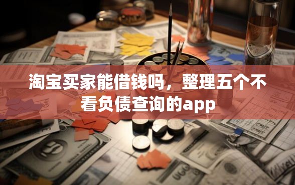 淘宝买家能借钱吗，整理五个不看负债查询的app