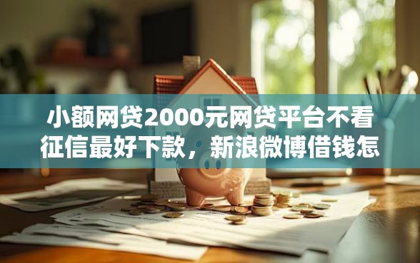 小额网贷2000元网贷平台不看征信最好下款，新浪微博借钱怎么样的5个平台介绍