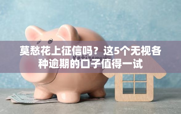 莫愁花上征信吗？这5个无视各种逾期的口子值得一试