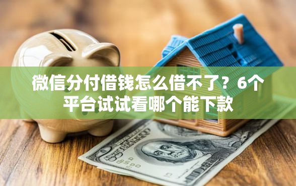 微信分付借钱怎么借不了?6个平台试试看哪个能下款 微信分付借钱怎么借不了?6个平台试试看哪个能下款