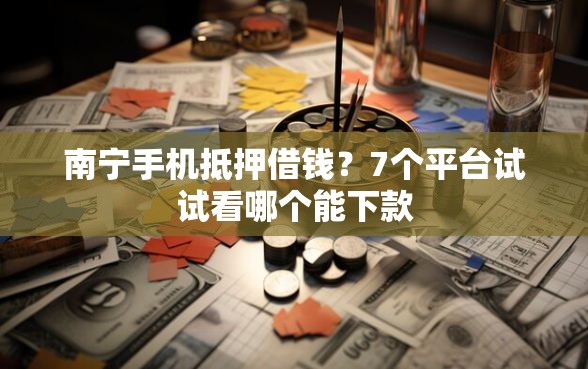 南宁手机抵押借钱？7个平台试试看哪个能下款