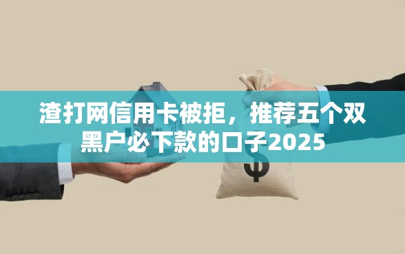 渣打网信用卡被拒，推荐五个双黑户必下款的口子2025