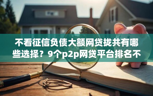 不看征信负债大额网贷拢共有哪些选择？9个p2p网贷平台排名不分先后详解