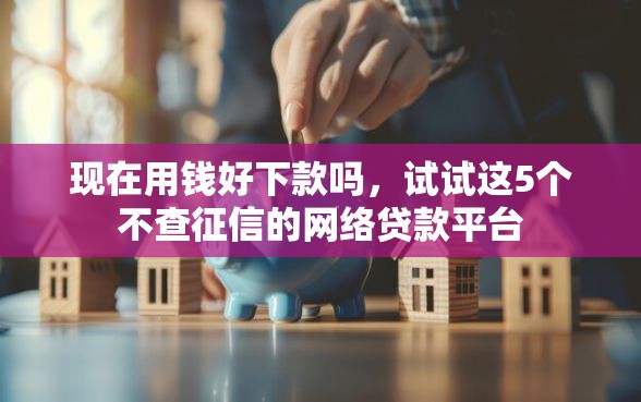 现在用钱好下款吗，试试这5个不查征信的网络贷款平台