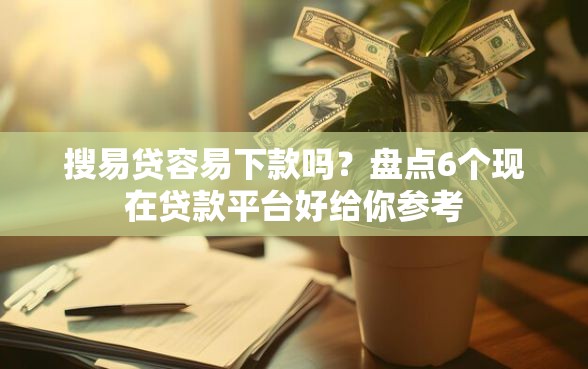 搜易贷容易下款吗？盘点6个现在贷款平台好给你参考