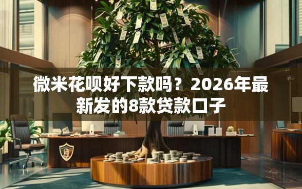 微米花呗好下款吗？2026年最新发的8款贷款口子