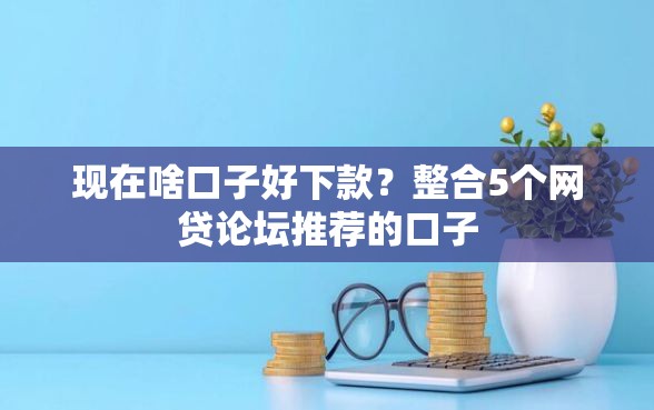 现在啥口子好下款？整合5个网贷论坛推荐的口子