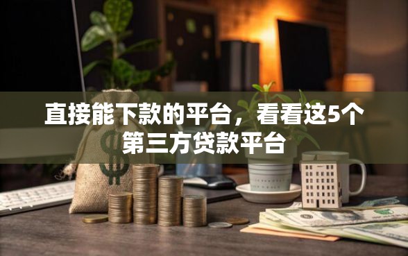 直接能下款的平台，看看这5个第三方贷款平台