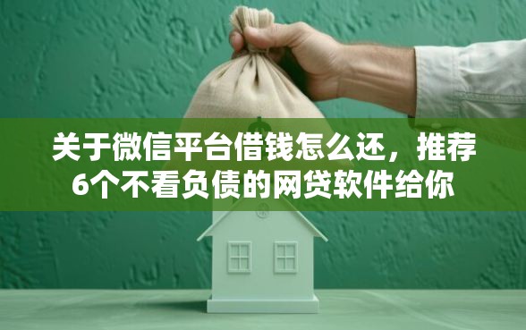 关于微信平台借钱怎么还,推荐6个不看负债的网贷软件给你 关于微信平台借钱怎么还,推荐6个不看负债的网贷软件给你