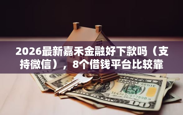 2026最新嘉禾金融好下款吗（支持微信），8个借钱平台比较靠谱无私分享