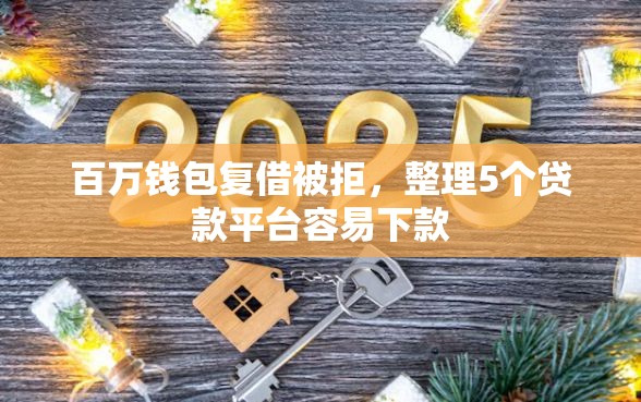 百万钱包复借被拒，整理5个贷款平台容易下款