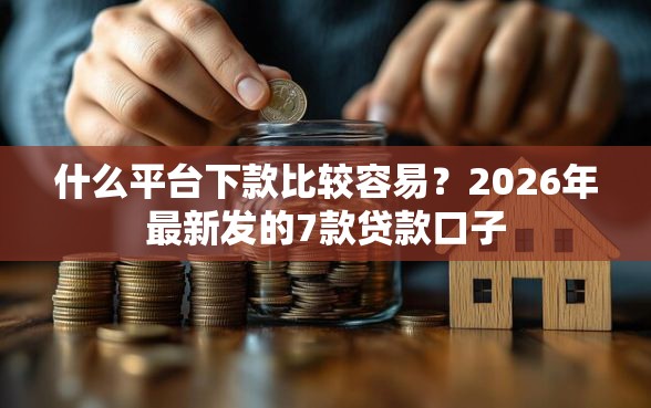 什么平台下款比较容易？2026年最新发的7款贷款口子