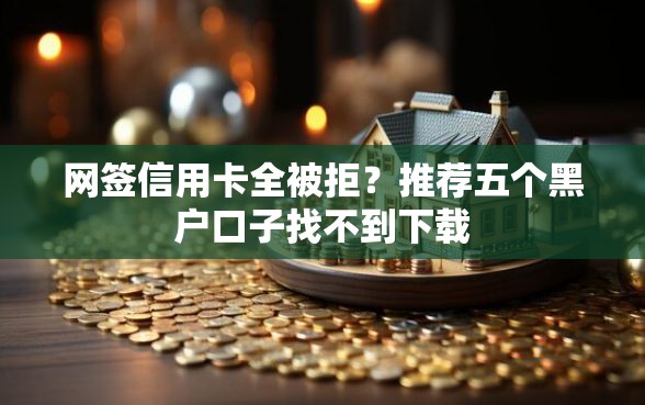 网签信用卡全被拒？推荐五个黑户口子找不到下载