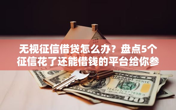 无视征信借贷怎么办？盘点5个征信花了还能借钱的平台给你参考