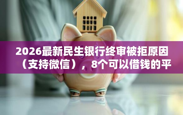 2026最新民生银行终审被拒原因（支持微信），8个可以借钱的平台无私分享