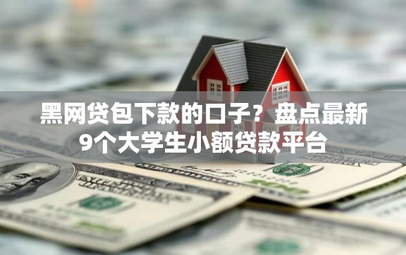 黑网贷包下款的口子?盘点最新9个大学生小额贷款平台 黑网贷包下款的口子?盘点最新9个大学生小额贷款平台