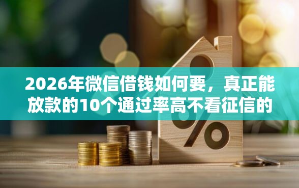 2026年微信借钱如何要,真正能放款的10个通过率高不看征信的贷款平台推荐 2026年微信借钱如何要,真正能放款的10个通过率高不看征信的贷款平台推荐