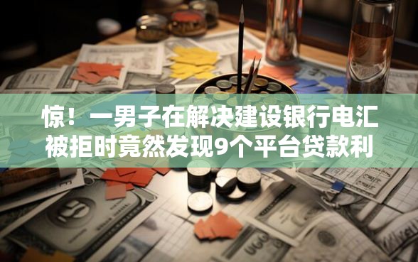 惊！一男子在解决建设银行电汇被拒时竟然发现9个平台贷款利息低，事后分享了出来