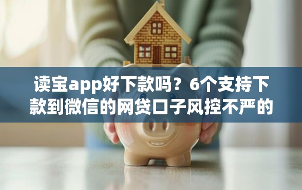 读宝app好下款吗？6个支持下款到微信的网贷口子风控不严的口子