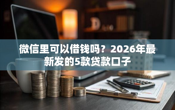 微信里可以借钱吗？2026年最新发的5款贷款口子