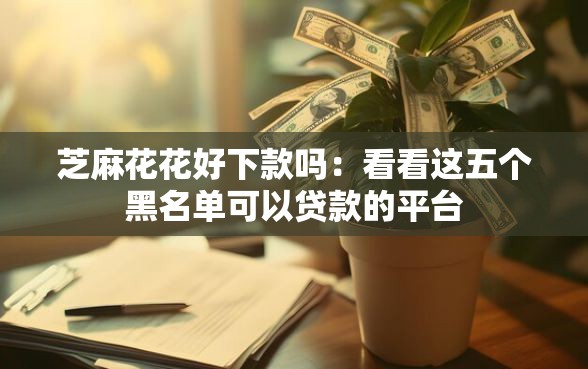 芝麻花花好下款吗:看看这五个黑名单可以贷款的平台 芝麻花花好下款吗:看看这五个黑名单可以贷款的平台