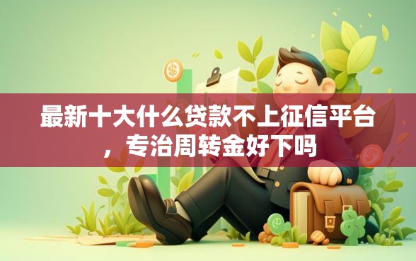 最新十大什么贷款不上征信平台，专治周转金好下吗