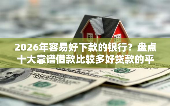 2026年容易好下款的银行？盘点十大靠谱借款比较多好贷款的平台呢