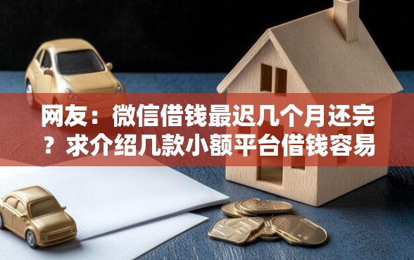 网友：微信借钱最迟几个月还完？求介绍几款小额平台借钱容易通过不看征信