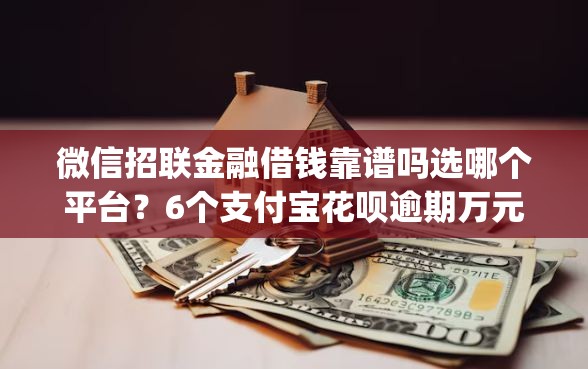 微信招联金融借钱靠谱吗选哪个平台？6个支付宝花呗逾期万元快速贷款app推荐