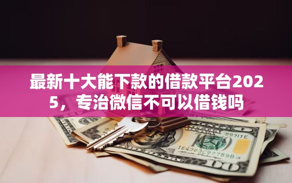 最新十大能下款的借款平台2025，专治微信不可以借钱吗