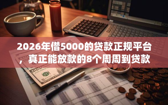 2026年借5000的贷款正规平台，真正能放款的8个周周到贷款相同系列的app推荐