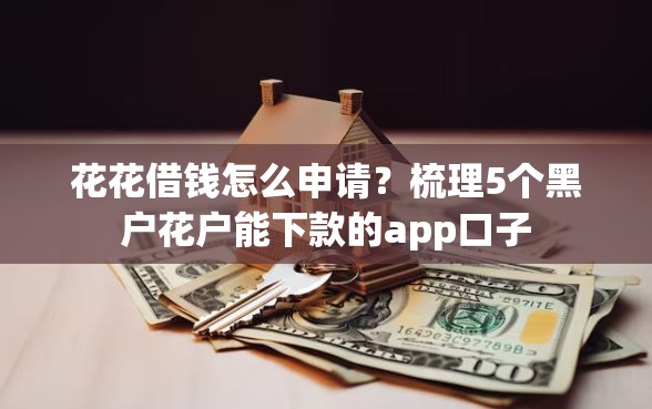 花花借钱怎么申请？梳理5个黑户花户能下款的app口子