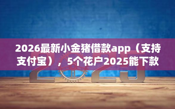2026最新小金猪借款app（支持支付宝），5个花户2025能下款的口子无私分享