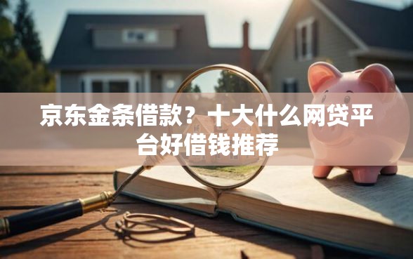 京东金条借款？十大什么网贷平台好借钱推荐
