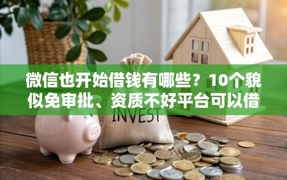 微信也开始借钱有哪些？10个貌似免审批、资质不好平台可以借100合集
