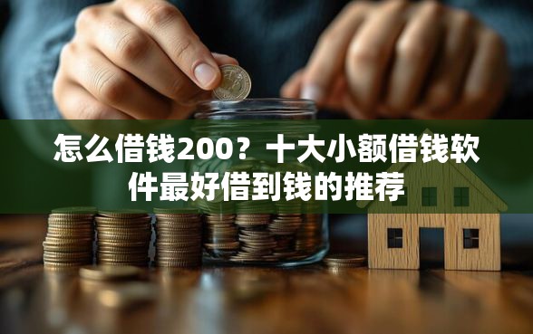 怎么借钱200？十大小额借钱软件最好借到钱的推荐