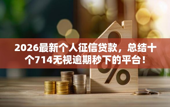 2026最新个人征信贷款,总结十个714无视逾期秒下的平台! 2026最新个人征信贷款,总结十个714无视逾期秒下的平台!