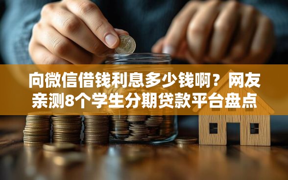 向微信借钱利息多少钱啊？网友亲测8个学生分期贷款平台盘点