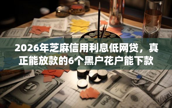 2026年芝麻信用利息低网贷，真正能放款的6个黑户花户能下款的app口子推荐